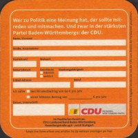 Beer coaster ji-cdu-2