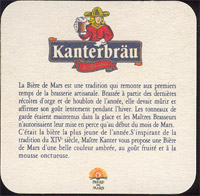 Beer coaster kanterbrau-5-zadek