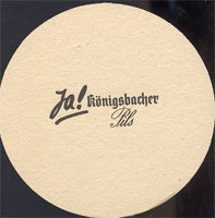 Beer coaster konigsbacher-1-zadek