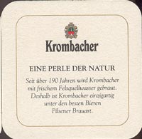 Beer coaster krombacher-6-zadek