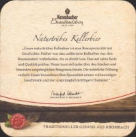 Beer coaster krombacher-86-zadek