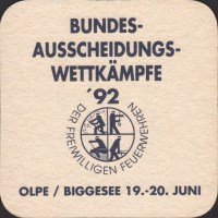 Beer coaster krombacher-90-zadek