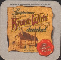 Beer coaster kronenbrauerei-laupheim-1-small