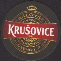 Beer coaster krusovice-170