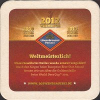 Beer coaster lowenbrauerei-passau-55-zadek