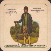 Beer coaster michelsbrau-30-zadek-small