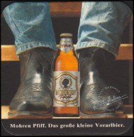 Beer coaster mohren-brau-86-zadek