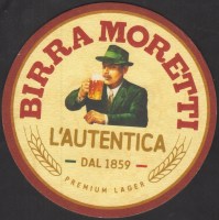 Beer coaster moretti-60