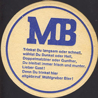 Beer coaster muhlgrub-1-zadek