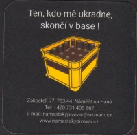 Beer coaster namestsky-1-zadek