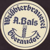 Pivní tácek oberaudorfer-weissbierbrauerei-bals-1-small