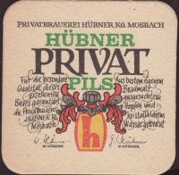 Pivní tácek privatbrauerei-hubner-1-oboje-small