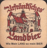 Pivní tácek privatbrauerei-kesselring-8-zadek