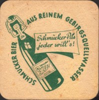 Beer coaster privatbrauerei-schmucker-felsenkeller-3-zadek-small