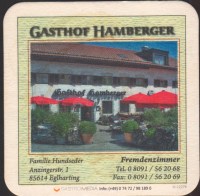 Beer coaster r-gasthof-hamberger-1