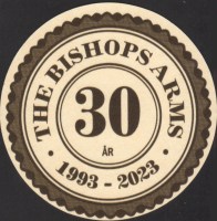 Beer coaster r-the-bishops-arms-15-zadek