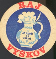 Beer coaster raj-vyskov-1
