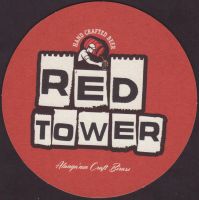 Beer coaster red-tower-2-zadek-small