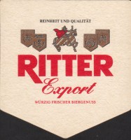 Beer coaster ritterbrau-14-zadek-small