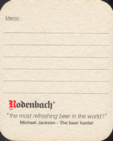 Beer coaster rodenbach-21-zadek