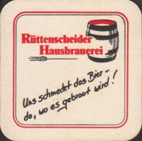 Beer coaster ruttenscheider-hausbrauerei-1