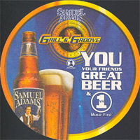 Beer coaster samuel-adams-2