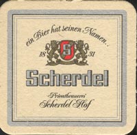 Pivní tácek scherdel-2