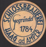 Beer coaster schlossbrauerei-haag-1-small