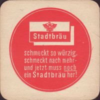 Beer coaster stadtbrau-1-zadek-small