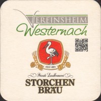 Beer coaster storchenbrau-hans-roth-8