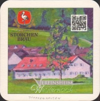 Beer coaster storchenbrau-hans-roth-8-zadek