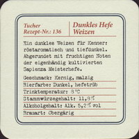 Beer coaster tucher-brau-47-zadek-small