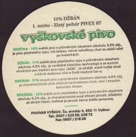 Beer coaster vyskov-25-zadek-small