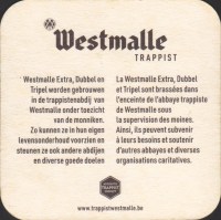 Beer coaster westmalle-47-zadek