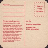Beer coaster wieselburger-184-zadek-small