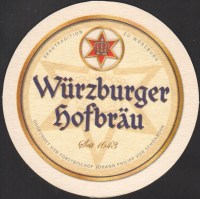 Beer coaster wurzburger-hofbrau-88
