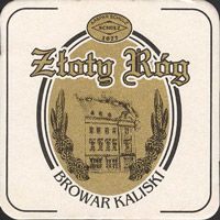 Pivní tácek zloty-rog-browar-kaliski-1